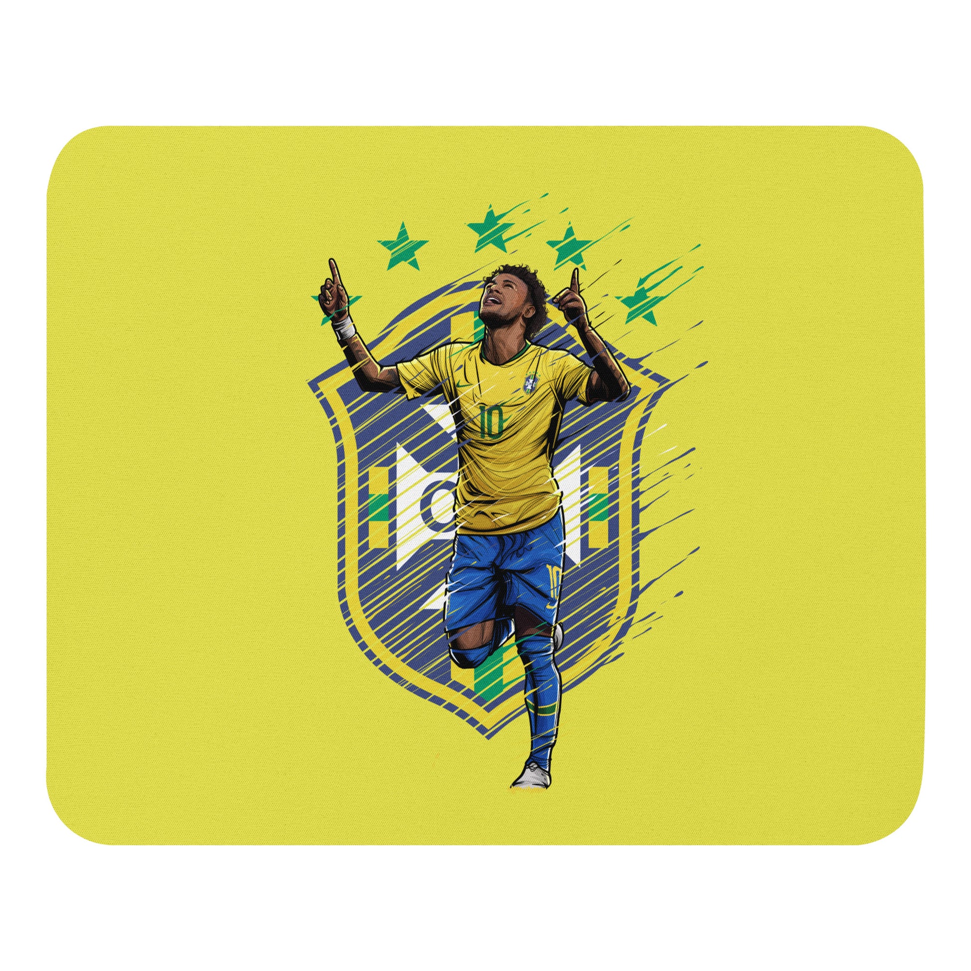 Neymar Jr Brazil Mouse pad - The 90+ Minute