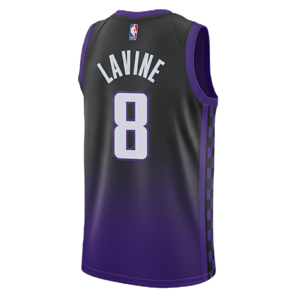 Sacramento Kings Purple Statement Jersey Zach LaVine #8