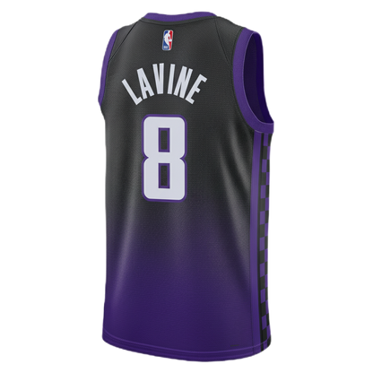Sacramento Kings Purple Statement Jersey Zach LaVine #8
