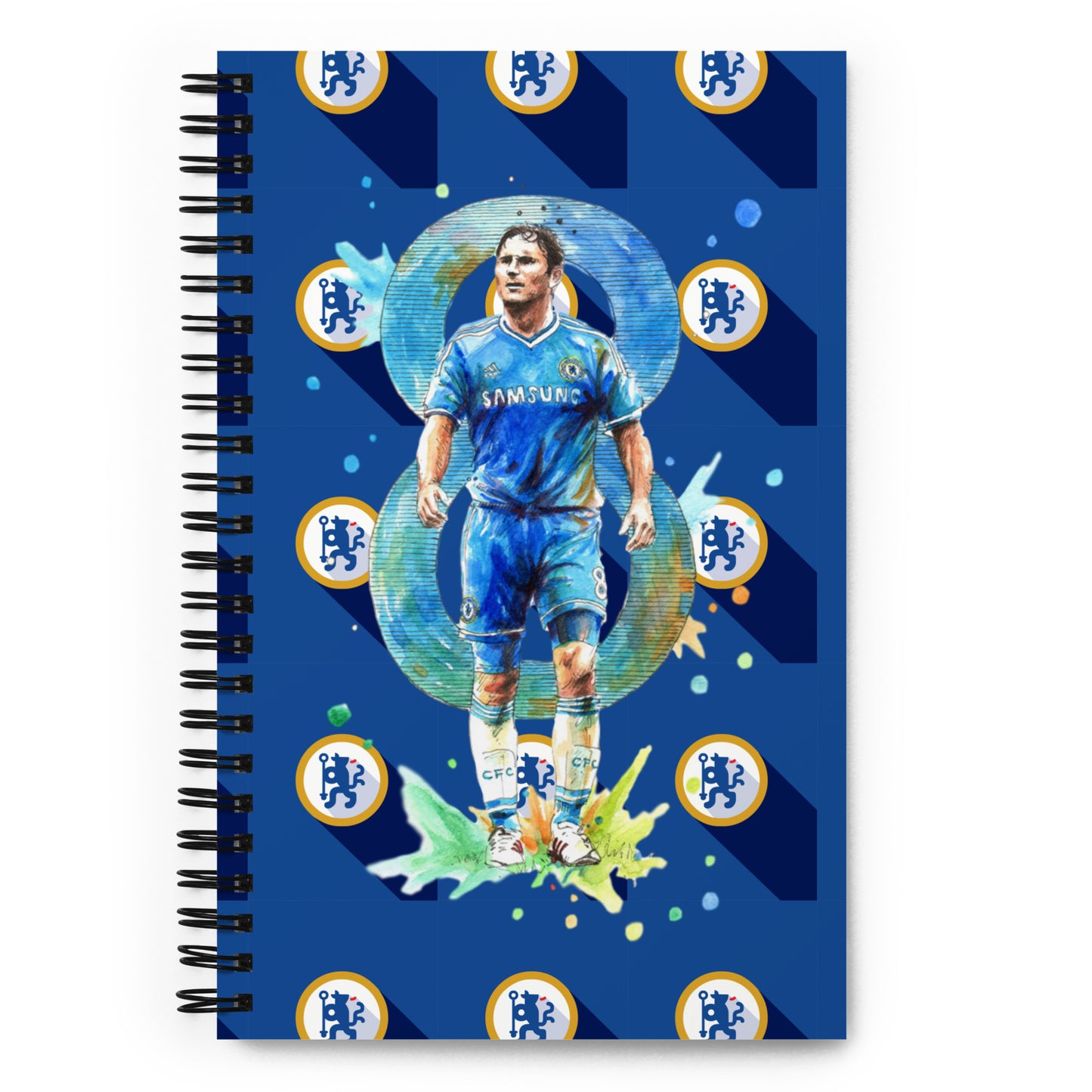 Chelsea Frankie Lampard Vintage Spiral notebook