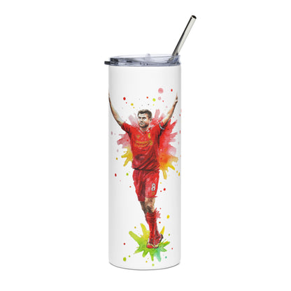 Liverpool Steven Gerrard Vintage Stainless steel tumbler - The 90+ Minute