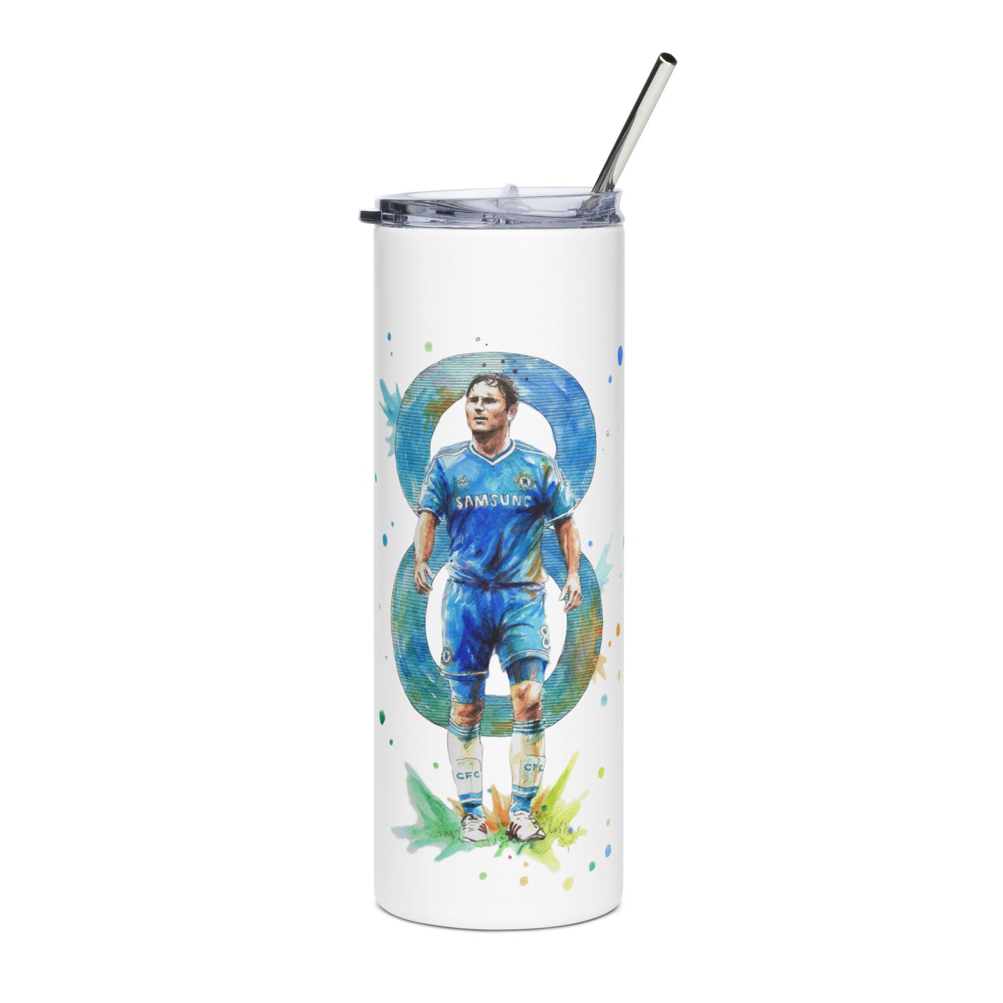 Chelsea Frankie Lampard Vintage Stainless steel tumbler