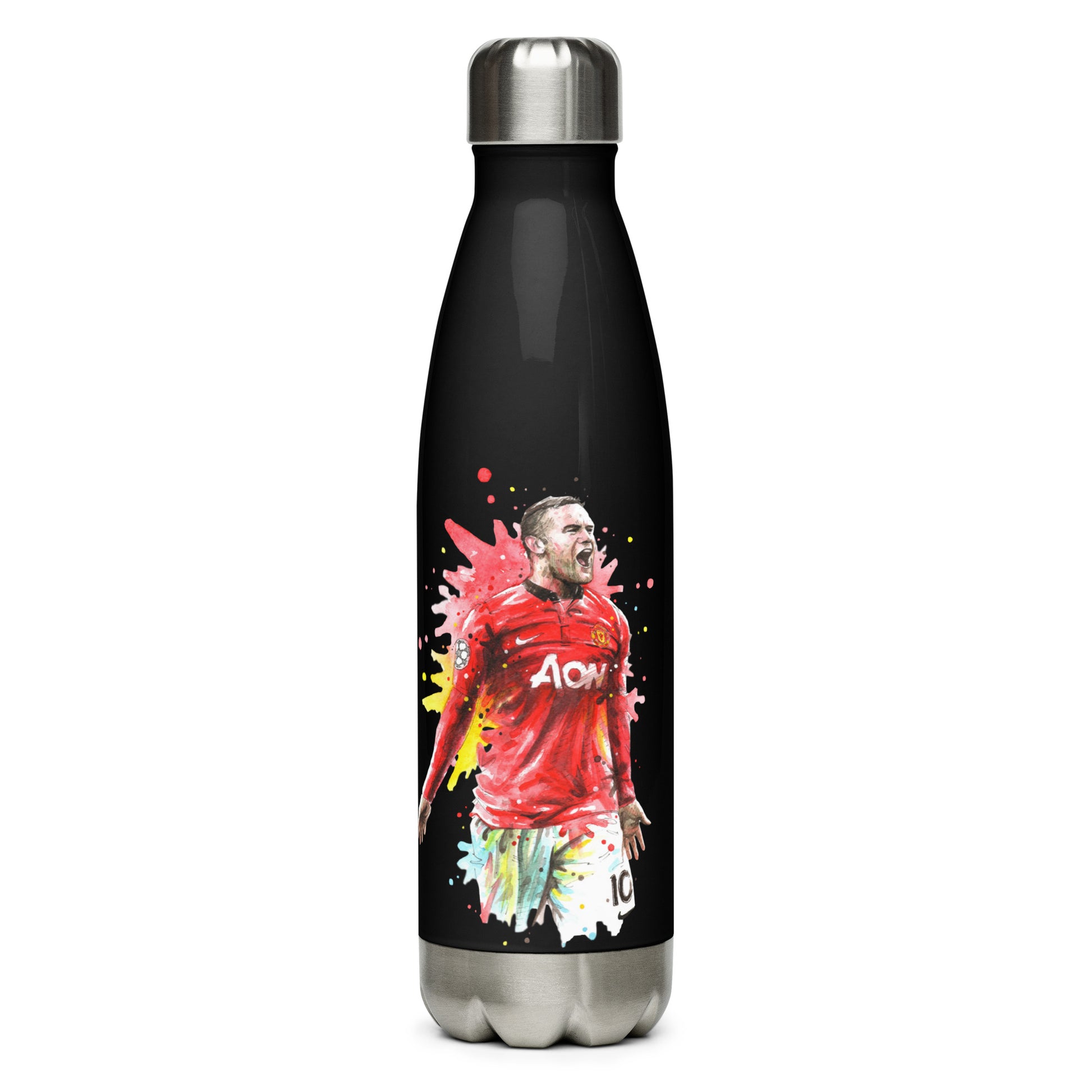 Manchester United Wayne Rooney Vintage Stainless steel water bottle - The 90+ Minute