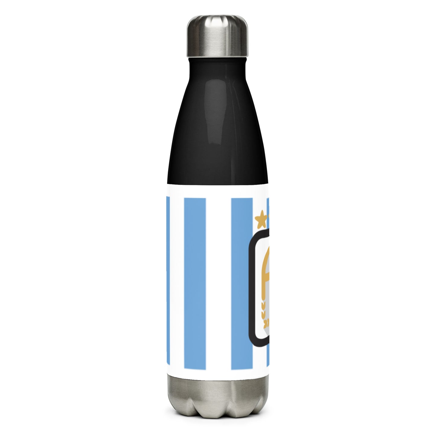 Argentina Vintage Logo 3 Stars Stainless steel water bottle