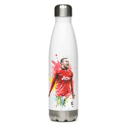 Manchester United Wayne Rooney Vintage Stainless steel water bottle - The 90+ Minute