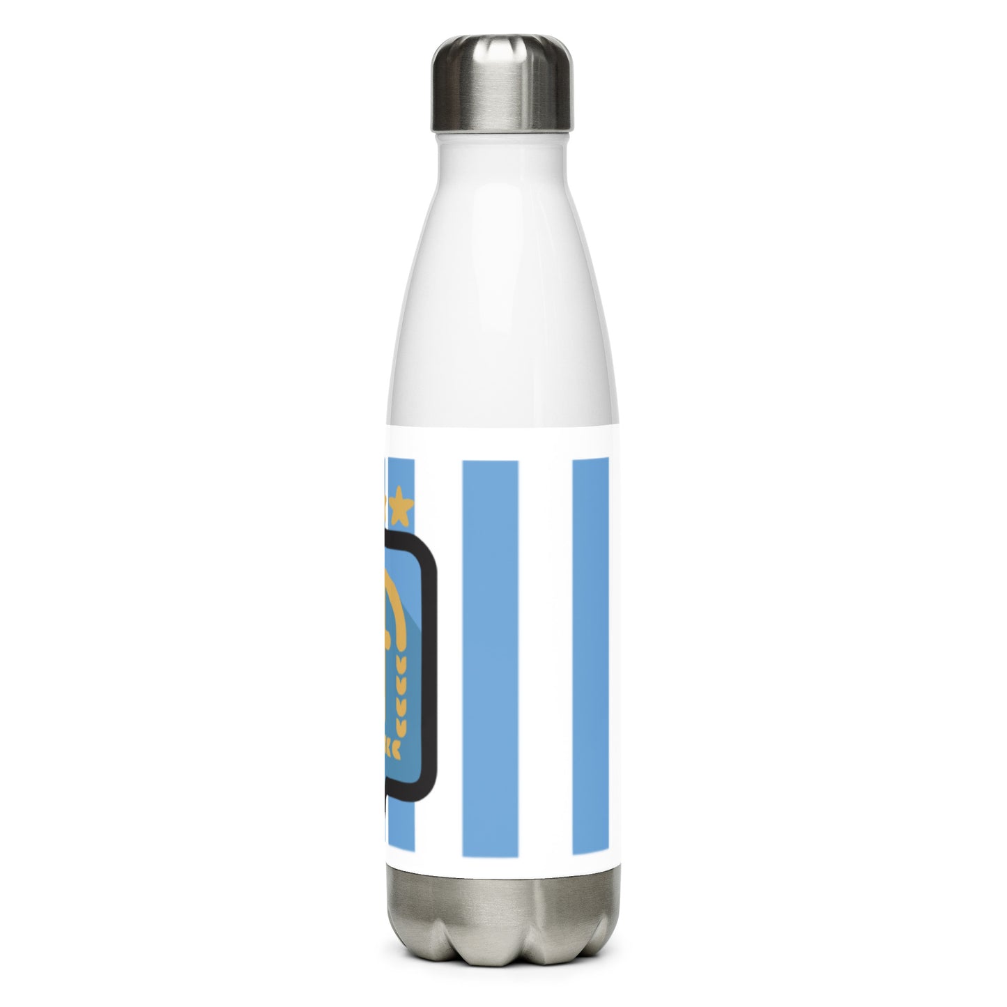 Argentina Vintage Logo 3 Stars Stainless steel water bottle