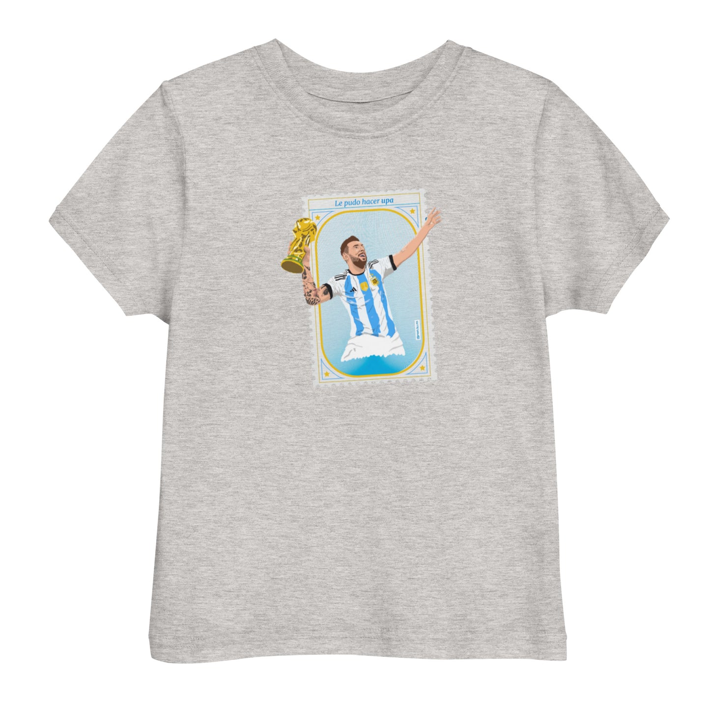 Messi's Lucky stamp ARG Toddler jersey t-shirt - The 90+ Minute