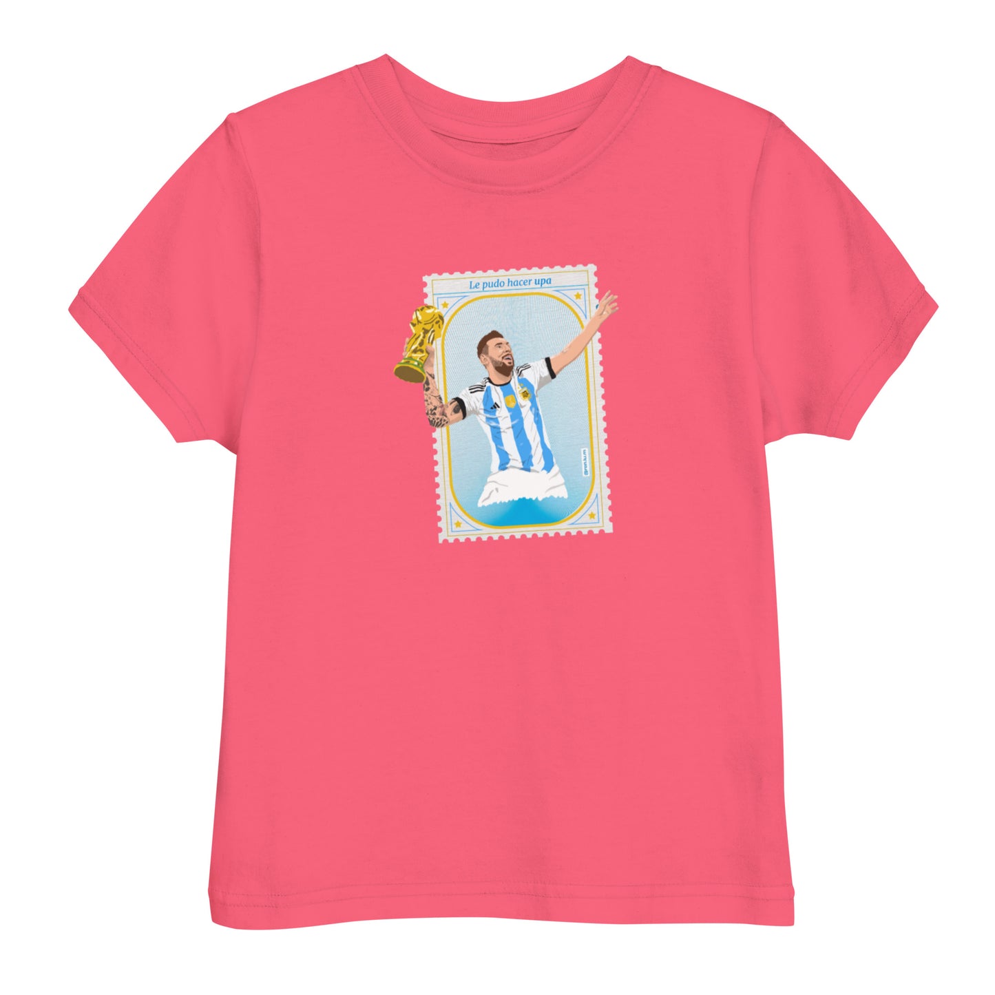 Messi's Lucky stamp ARG Toddler jersey t-shirt - The 90+ Minute