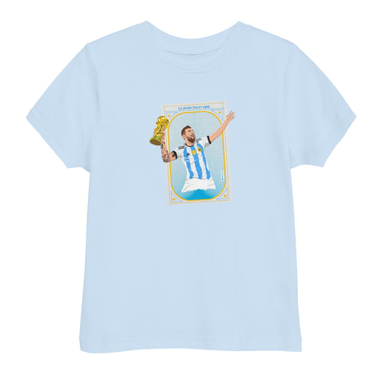 Messi's Lucky stamp ARG Toddler jersey t-shirt - The 90+ Minute