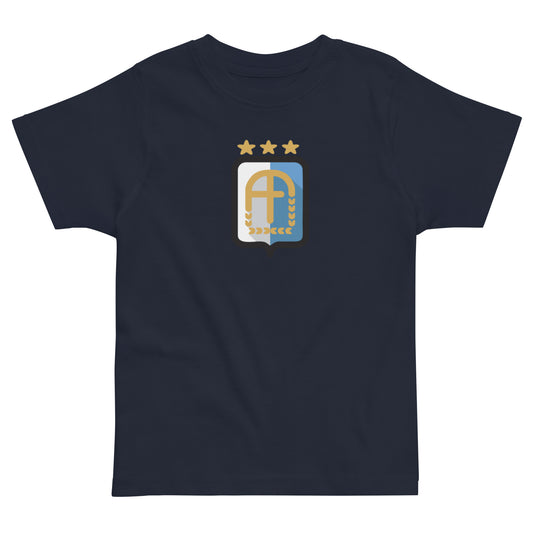 Argentina Vintage Logo 3 Stars Toddler jersey t-shirt