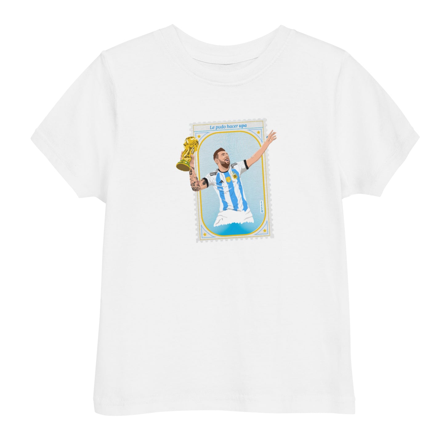 Messi's Lucky stamp ARG Toddler jersey t-shirt - The 90+ Minute