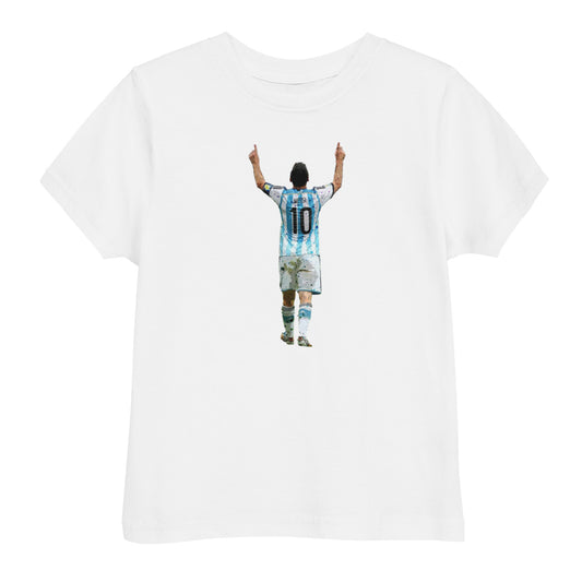 Messi Celebration Argentina Toddler jersey t-shirt - The 90+ Minute
