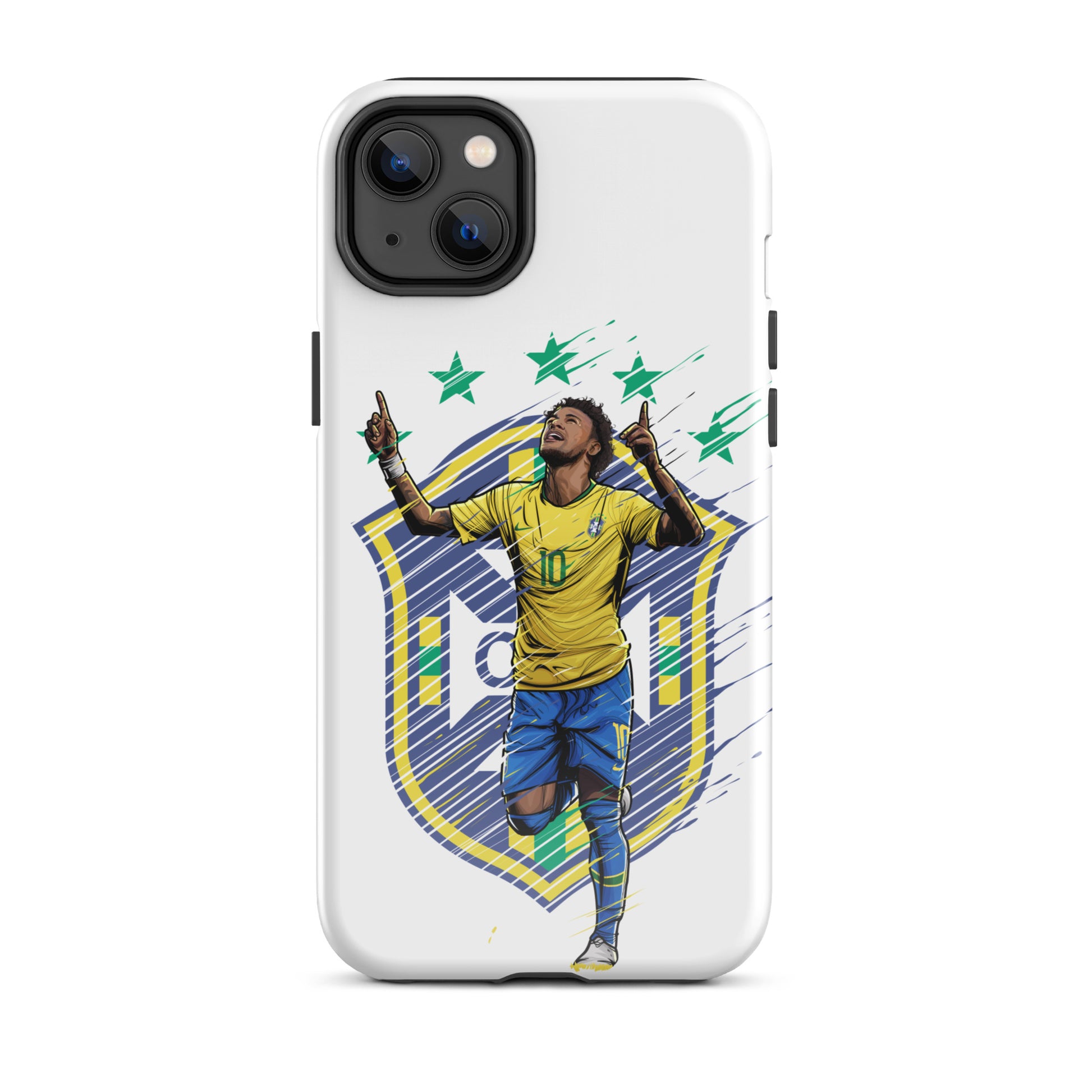 Neymar Jr. Brazil Crest Tough Case for iPhone® - The 90+ Minute