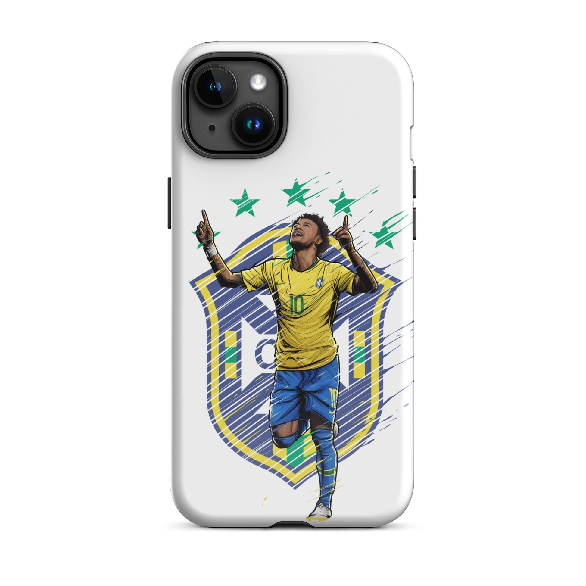 Neymar Jr. Brazil Crest Tough Case for iPhone® - The 90+ Minute