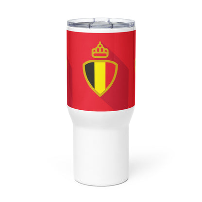 Belgium Travel mug with a handle