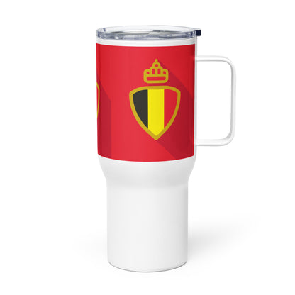 Belgium Travel mug with a handle