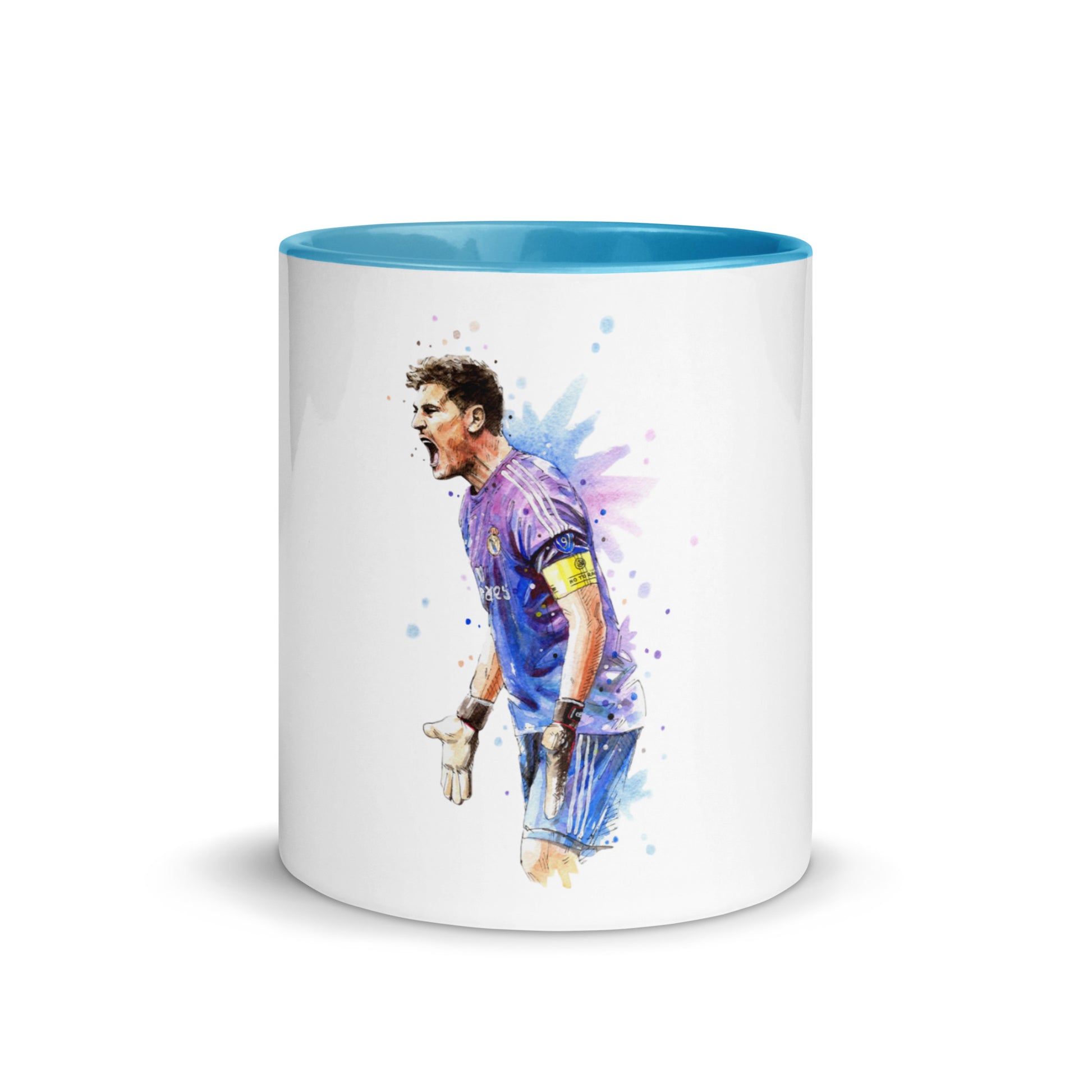Real Madrid Legend Casillas Vintage Coffee  Mug with Color Inside - The 90+ Minute
