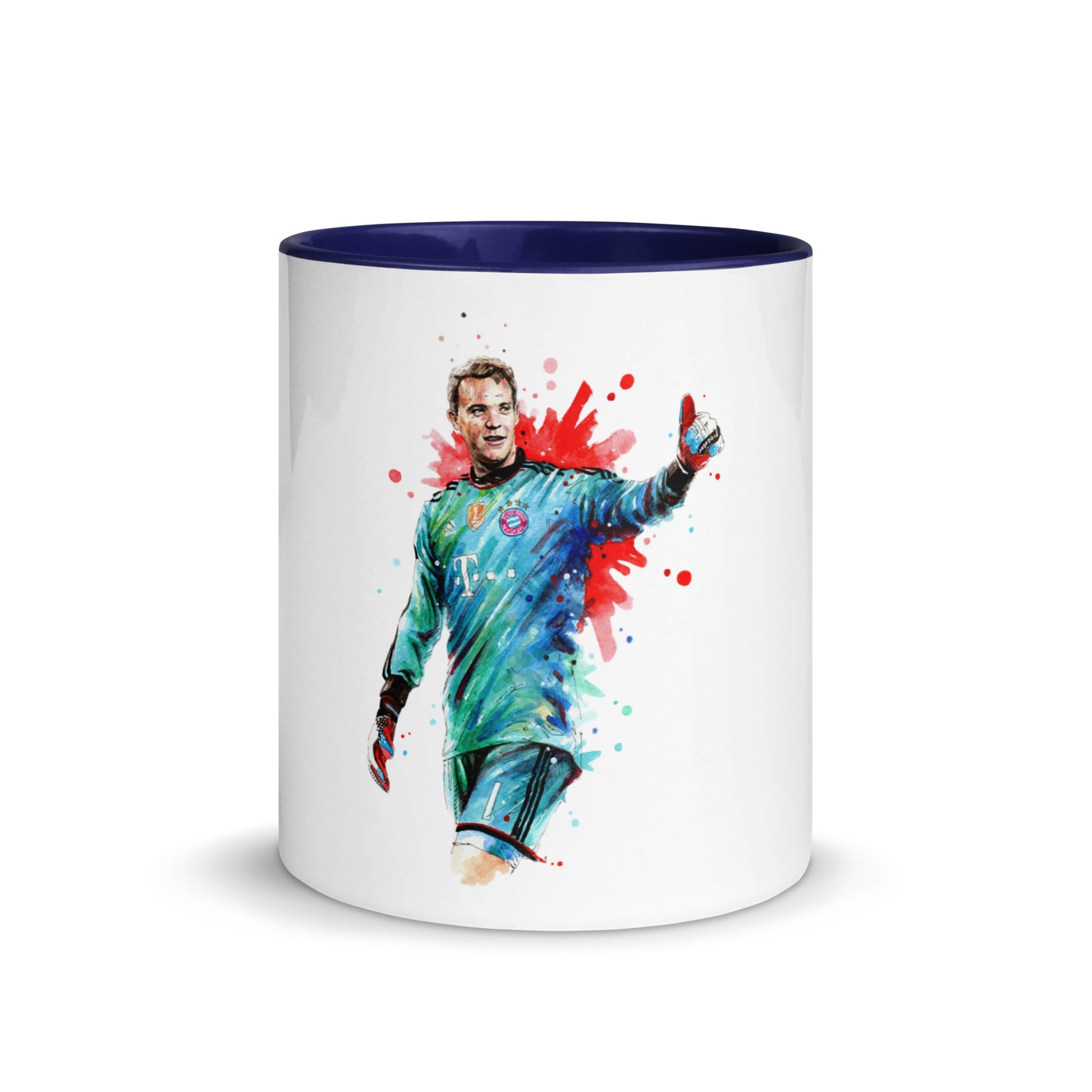 Bayern Neuer Vintage Coffee  Mug with Color Inside - The 90+ Minute