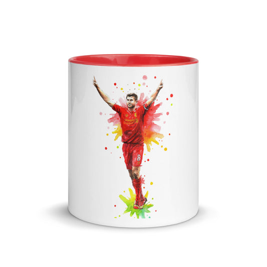 LIV Legend S. Gerrard Coffee Mug with Color Inside - The 90+ Minute