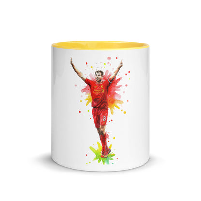 LIV Legend S. Gerrard Coffee Mug with Color Inside - The 90+ Minute