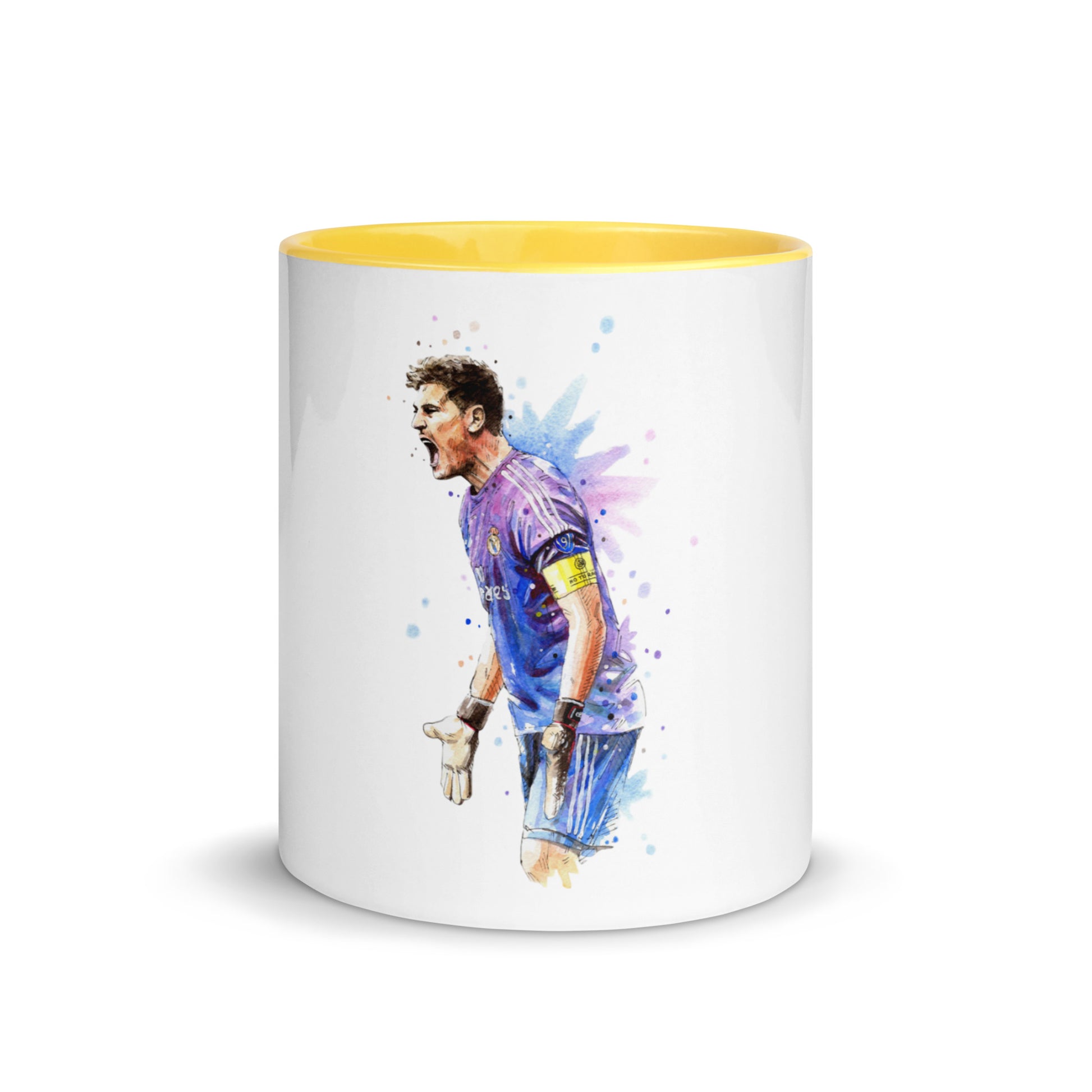 Real Madrid Legend Casillas Vintage Coffee  Mug with Color Inside - The 90+ Minute