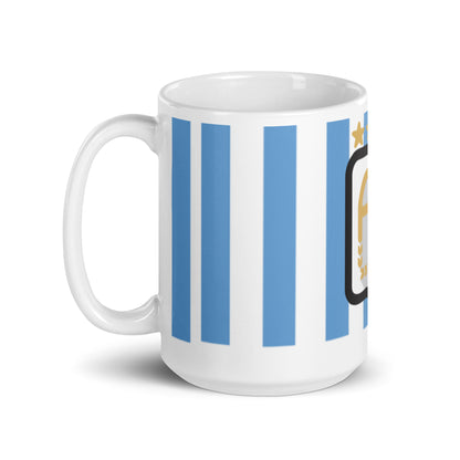Argentina Vintage Logo 3 Stars Coffee mug