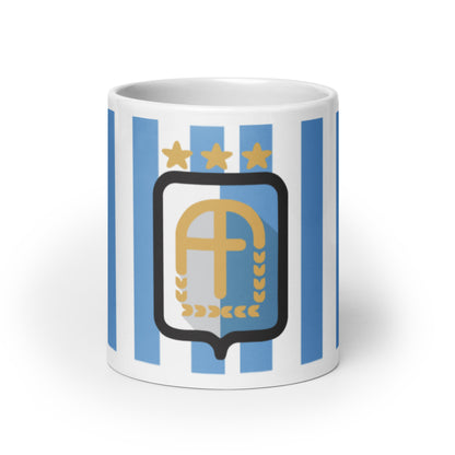 Argentina Vintage Logo 3 Stars Coffee mug