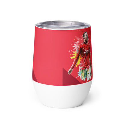 Manchester United Wayne Rooney Vintage Wine tumbler