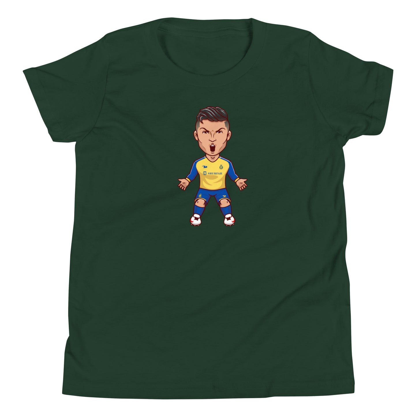 Al Nassr Ronaldo Youth Short Sleeve T-Shirt