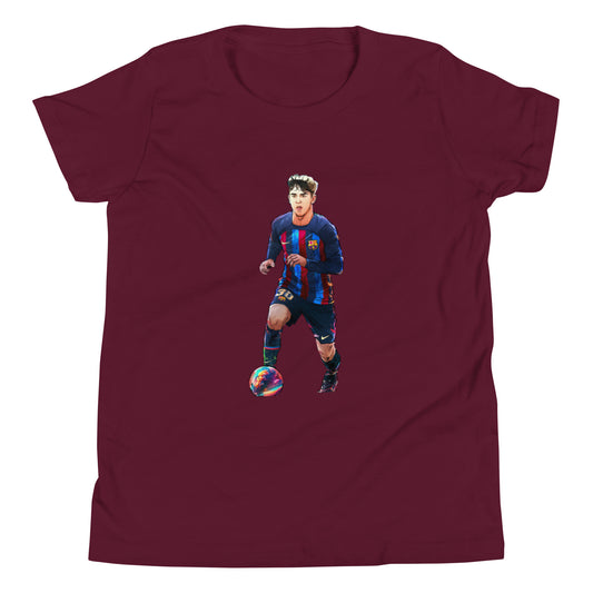 Gavi Barcelona Youth Short Sleeve T-Shirt