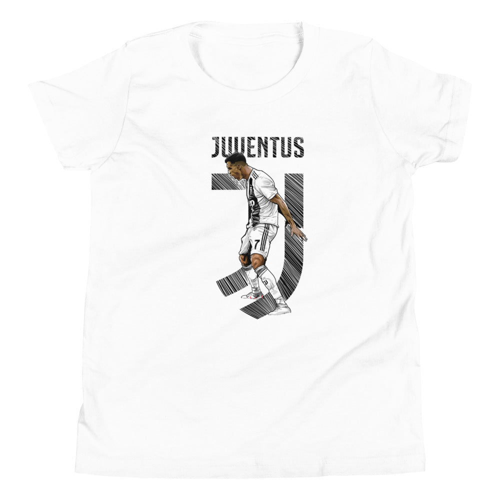 CR7 Juventus Siuu Youth Short Sleeve T-Shirt