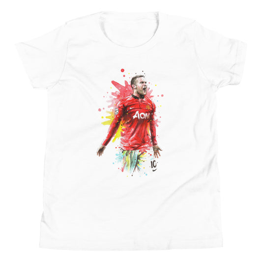 Manchester United Wayne Rooney Vintage Youth Short Sleeve T-Shirt